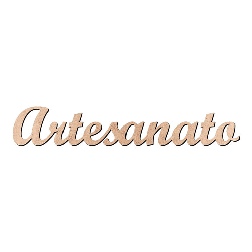 Recorte Artesanato Script Mt Std / MDF 3mm