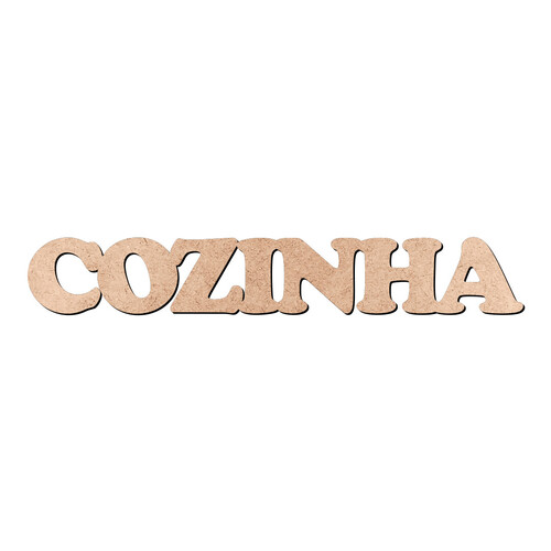 Recorte COZINHA Cooper Black / MDF 3mm