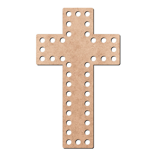 Recorte Cruz Furinhos / MDF 3mm