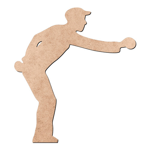 Recorte Jogador de Bocha / MDF 3mm