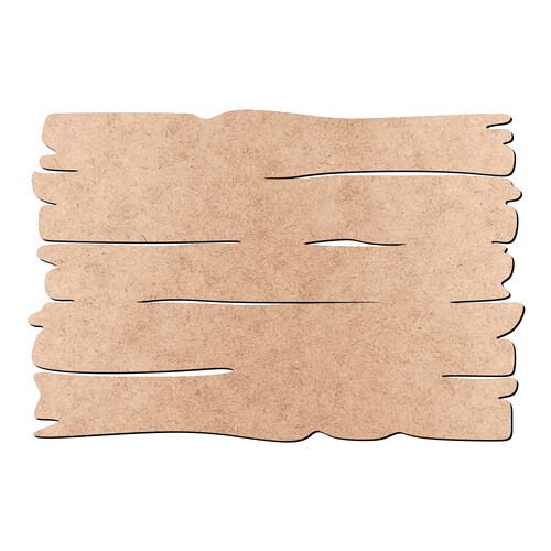 Recorte Placa Envelhecida / MDF 3mm