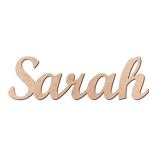 Recorte Sarah Script Mt Std / MDF 3mm