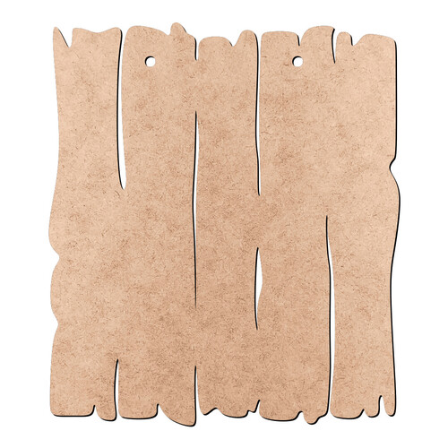 Recorte Placa Envelhecida / MDF 3mm