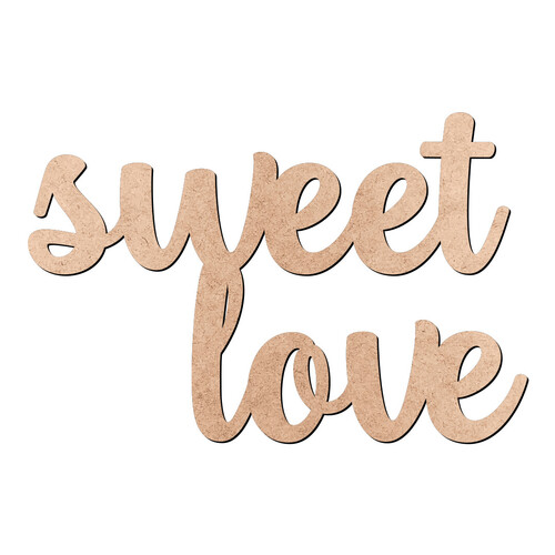 Recorte sweet love / MDF 3mm