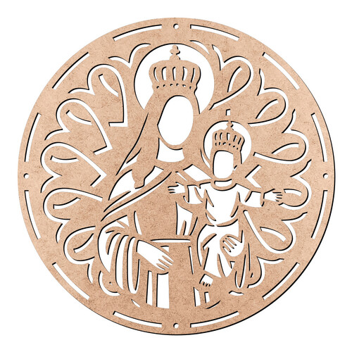 Recorte Nossa Senhora da Glória / MDF 3mm