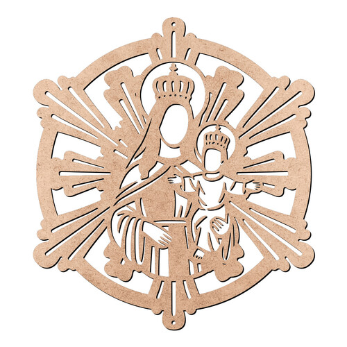 Recorte Nossa Senhora da Glória / MDF 3mm