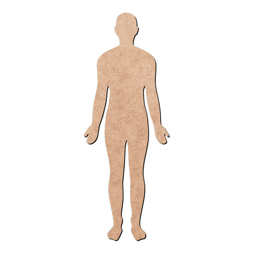 Recorte Silhueta Corpo Humano / MDF 3mm