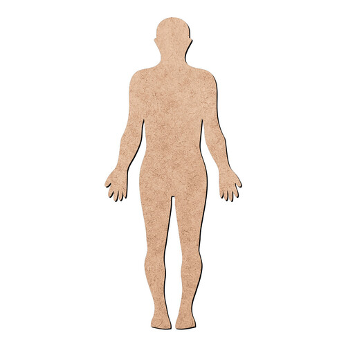 Recorte Silhueta Corpo Humano / MDF 3mm