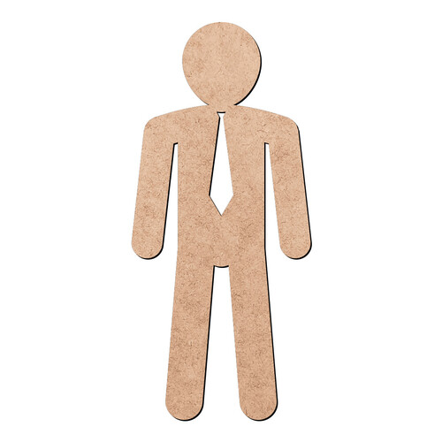 Recorte Boneco Executivo / MDF 3mm