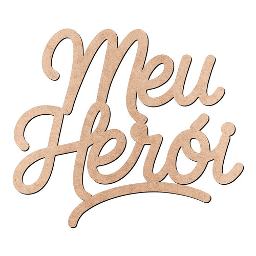 Recorte Meu Herói / MDF 3mm