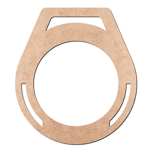 Recorte Medalha Vazada S Fundo / MDF 3mm