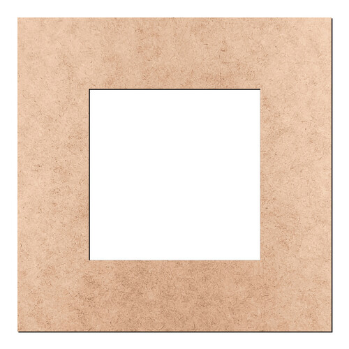Recorte Moldura Quad 11 cm Borda 2,5 cm / MDF 3mm