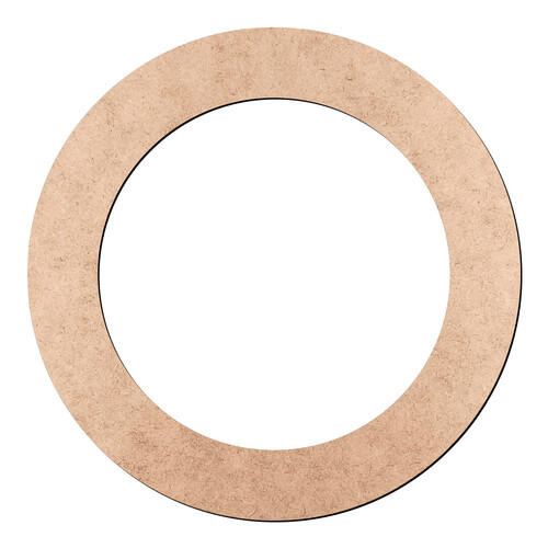 Recorte Moldura Cir 3,5 cm Borda 0,5 cm / MDF 3mm