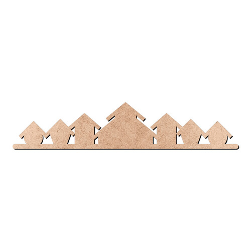 Recorte Placa Casinhas / MDF 3mm