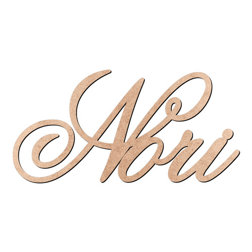 Recorte Nori Old Script / MDF 3mm