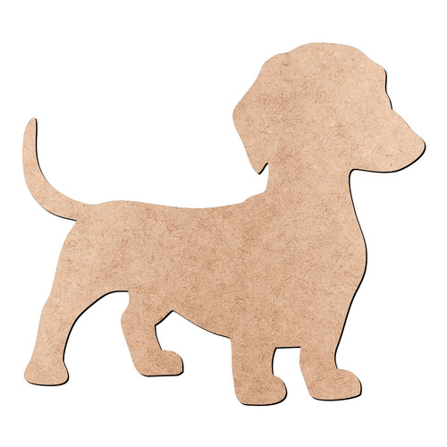 Recorte Dachshund / MDF 3mm