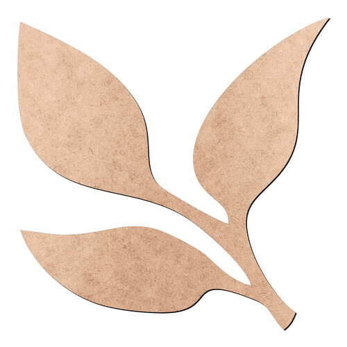 Recorte Galho Folhas / MDF 3mm