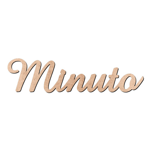 Recorte Minuto Amaze / MDF 3mm