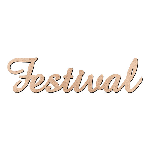 Recorte Festival Amaze / MDF 3mm
