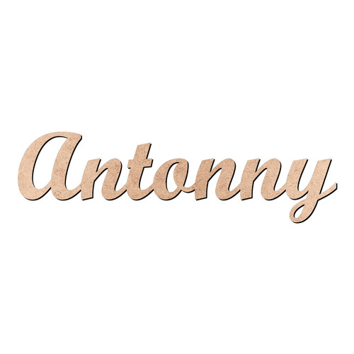 Recorte Antonny Script Mt Std / MDF 3mm
