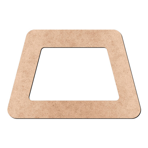 Recorte Alça Trapézio / MDF 3mm