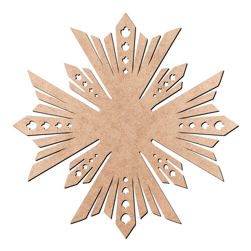 Recorte Raios Divinos Detalhes / MDF 3mm