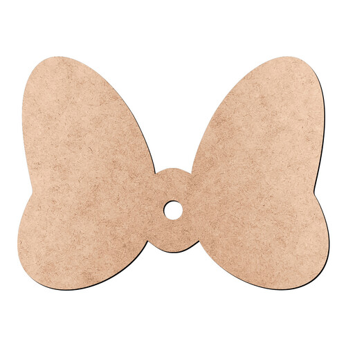 Recorte Laço Minie Furinho / MDF 3mm
