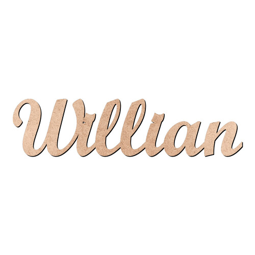 Recorte Willian Script Mt Std / MDF 3mm