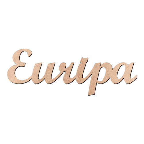 Recorte Euripa Script Mt Std / MDF 3mm