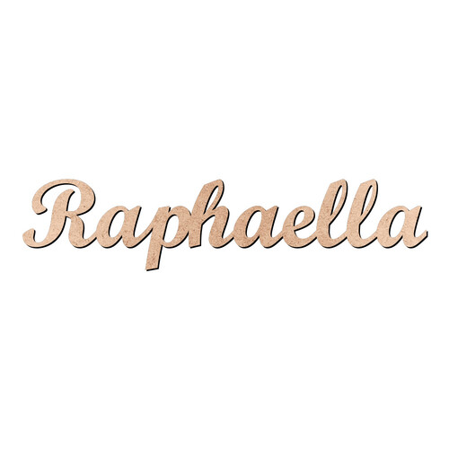 Recorte Raphaella Script Mt Std / MDF 3mm