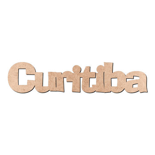 Recorte Curitiba / MDF 3mm
