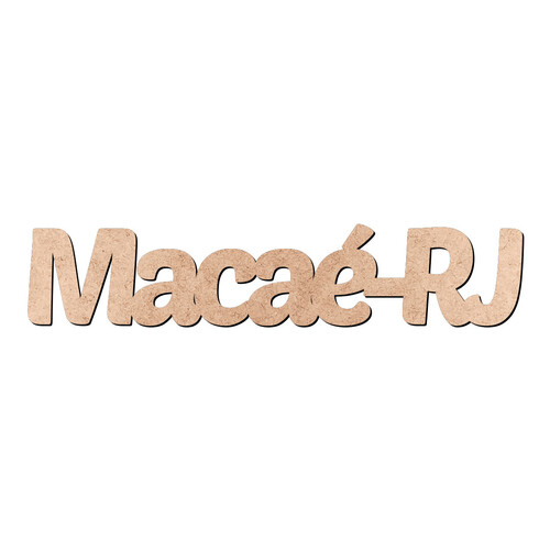 Recorte Macaé-RJ / MDF 3mm
