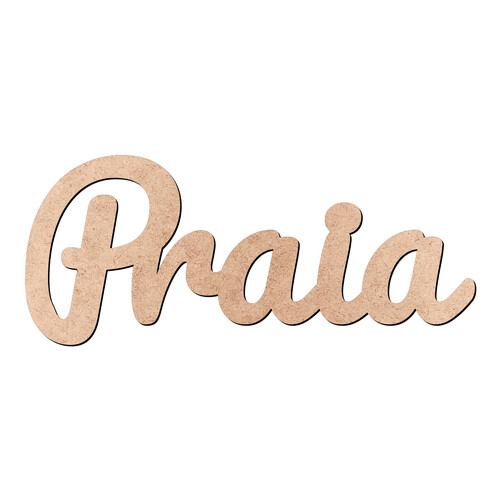 Recorte Praia Pacífico / MDF 3mm