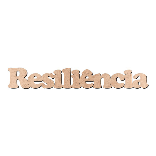 Recorte Resiliência Cooper Black / MDF 3mm