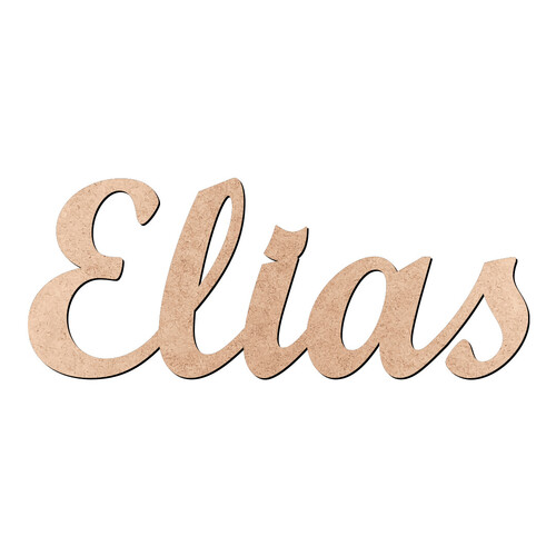 Recorte Elias Script Mt Std / MDF 3mm