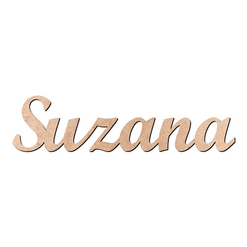 Recorte Suzana Script Mt Std / MDF 3mm
