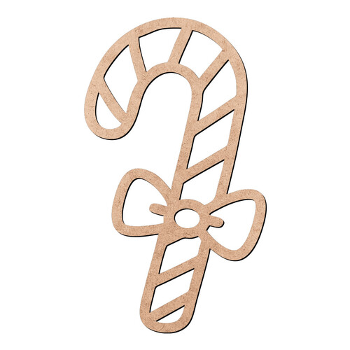 Recorte Bengala Natalina / MDF 3mm