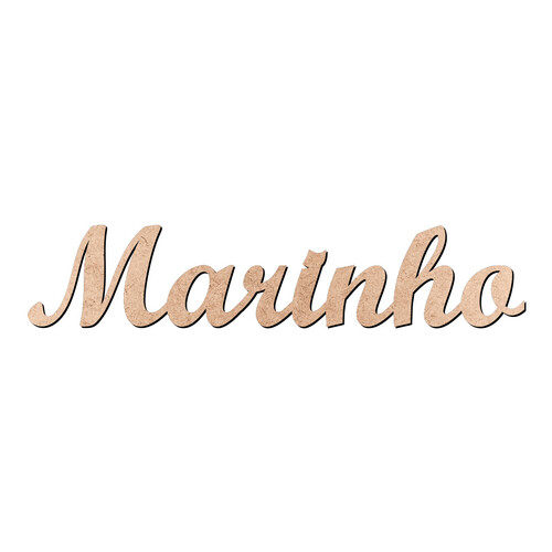 Recorte Marinho Script Mt Std / MDF 3mm