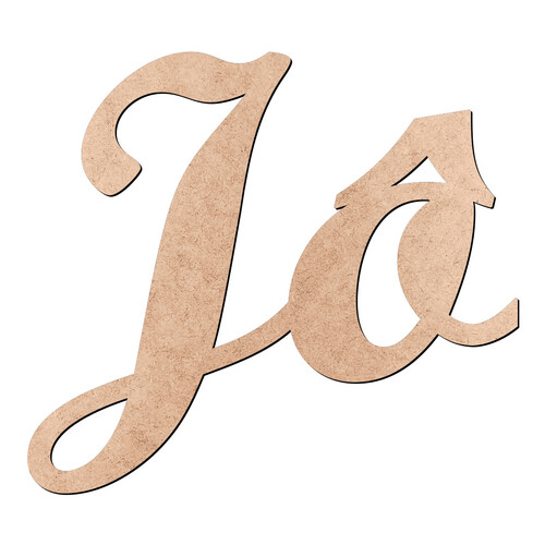 Recorte Jô Script Mt Std / MDF 3mm