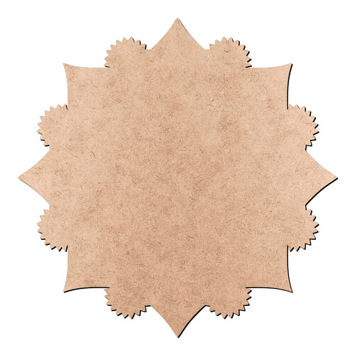 Recorte Placa Mandala Lisa / MDF 3mm