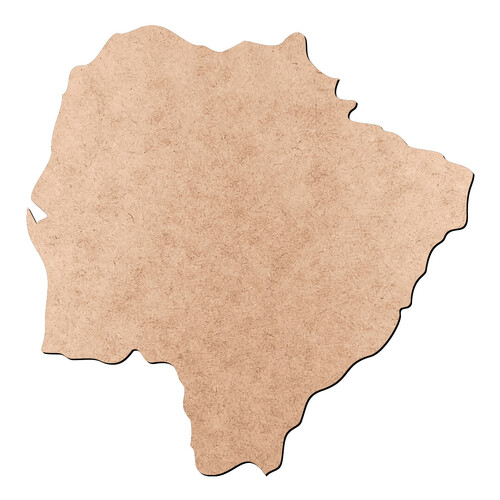 Recorte Mapa MS Liso / MDF 3mm