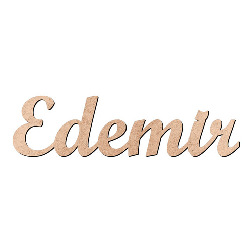Recorte Edemir Script Mt Std / MDF 3mm