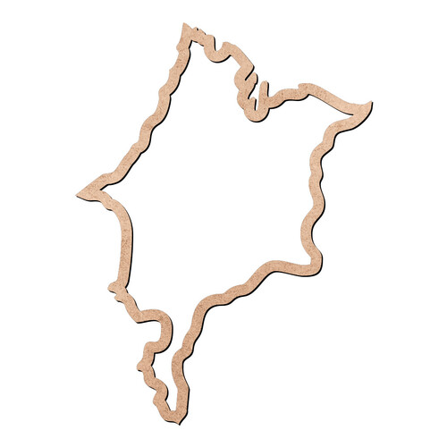 Recorte Mapa MA Contorno / MDF 3mm
