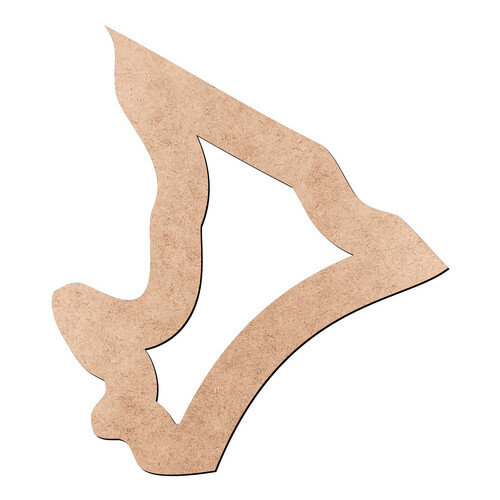 Recorte Mapa SE Contorno / MDF 3mm