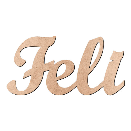 Recorte Feli Script Mt Std / MDF 3mm