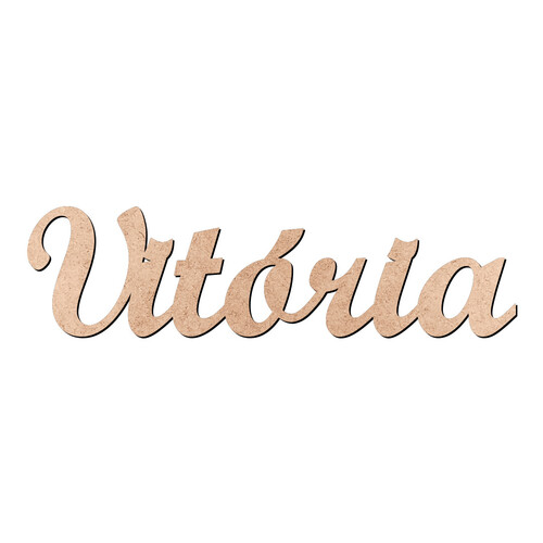 Recorte Vitória Script Mt Std / MDF 3mm