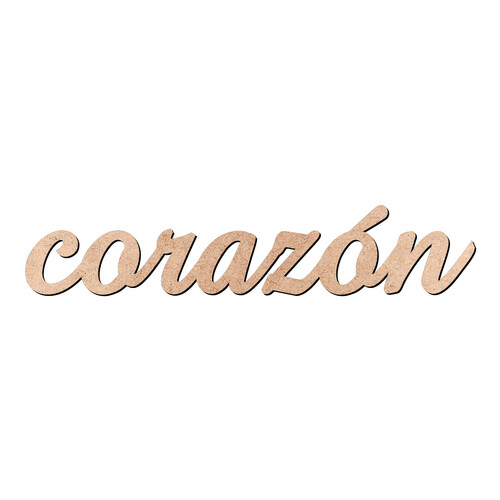 Recorte corazón Amaze / MDF 3mm