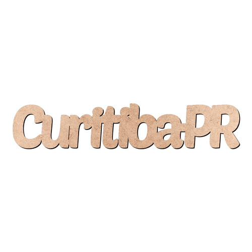Recorte Curitiba-PR / MDF 3mm