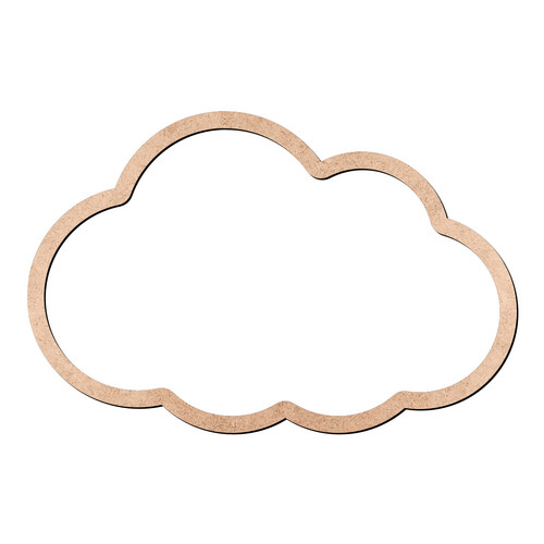 Recorte Moldura Nuvem / MDF 3mm