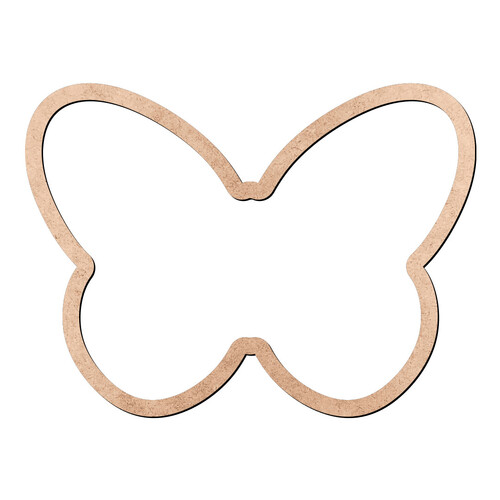 Recorte Moldura Borboleta / MDF 3mm